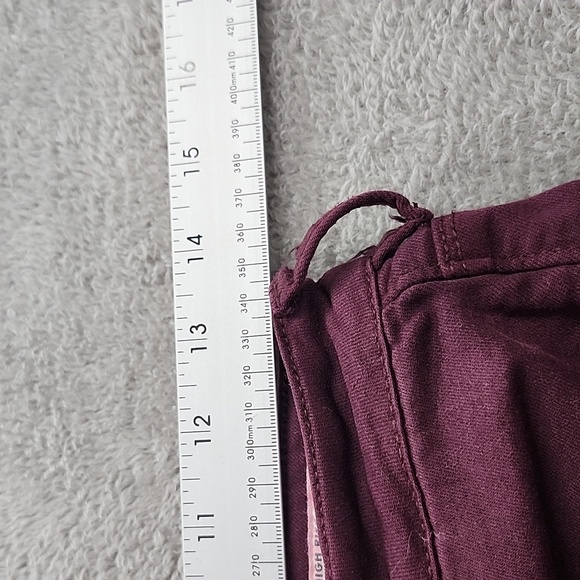 Bullhead Jeans Womens 28 High rise Skinniest Burgundy 5 Pocket Zip Closure - Picture 6 of 13